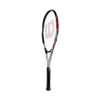 Rakieta do tenisa ziemnego Wilson Fusion XL TNS RKT 3 4 3/8 biało-czarno-czerwona WR199110U3 Wilson