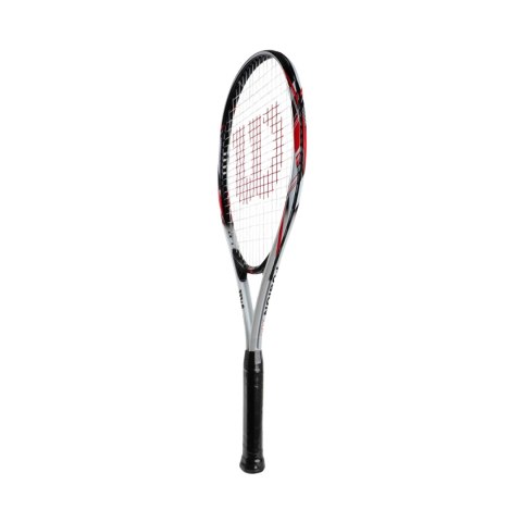 Rakieta do tenisa ziemnego Wilson Fusion XL TNS RKT 3 4 3/8 biało-czarno-czerwona WR199110U3 Wilson
