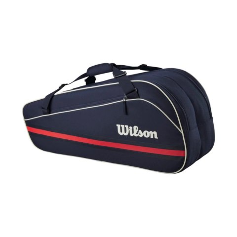 Torba tenisowa Wilson Team 6PK granatowo-czerwona WR8039901001