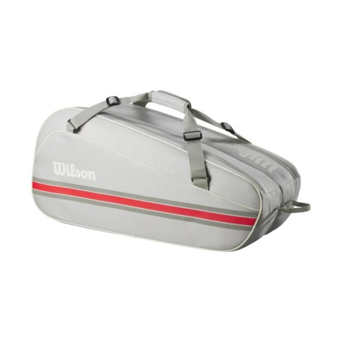 Torba tenisowa Wilson Team 6PK szaro-czerwona WR8039903001 Wilson