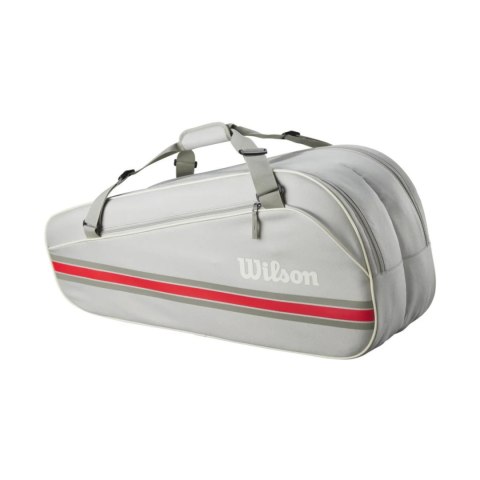Torba tenisowa Wilson Team 6PK szaro-czerwona WR8039903001 Wilson