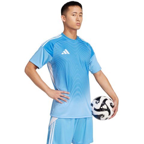 Koszulka bramkarska męska adidas Tiro 25 Competition Jersey Short Sleeve niebieska JI9715 L Adidas teamwear