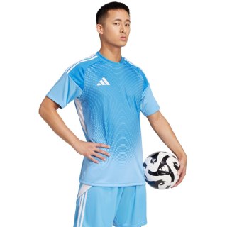 Koszulka bramkarska męska adidas Tiro 25 Competition Jersey Short Sleeve niebieska JI9715 S Adidas teamwear