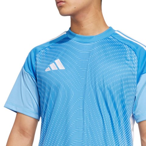 Koszulka bramkarska męska adidas Tiro 25 Competition Jersey Short Sleeve niebieska JI9715 S Adidas teamwear