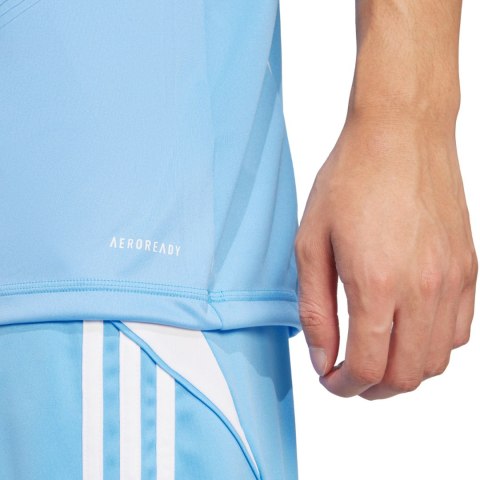 Koszulka bramkarska męska adidas Tiro 25 Competition Jersey Short Sleeve niebieska JI9715 S Adidas teamwear