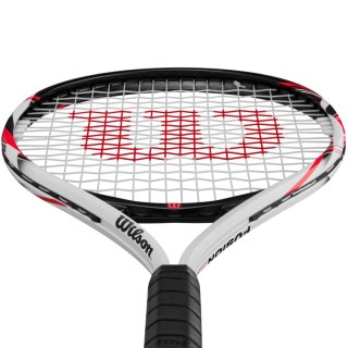 Rakieta do tenisa ziemnego Wilson Fusion XL TNS RKT 2 4 1/4 biało-czerwono-czarna WR199110U2 Wilson