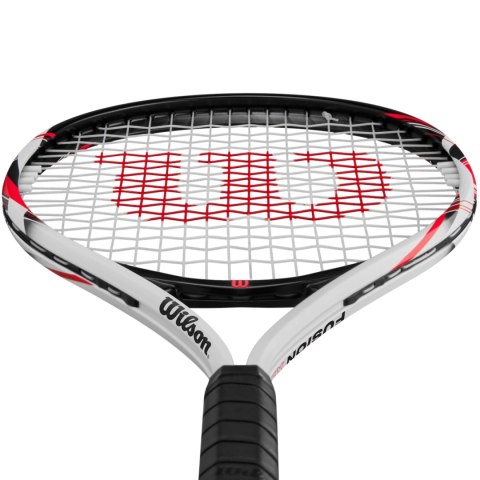 Rakieta do tenisa ziemnego Wilson Fusion XL TNS RKT 2 4 1/4 biało-czerwono-czarna WR199110U2 Wilson