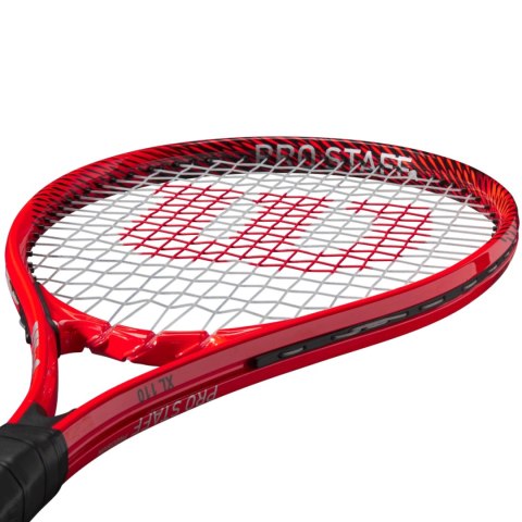 Rakieta do tenisa ziemnego Wilson Pro Staff Precision XL 110 TNS RKT 2 4 1/4 czerwono-czarna WR171410U2 Wilson