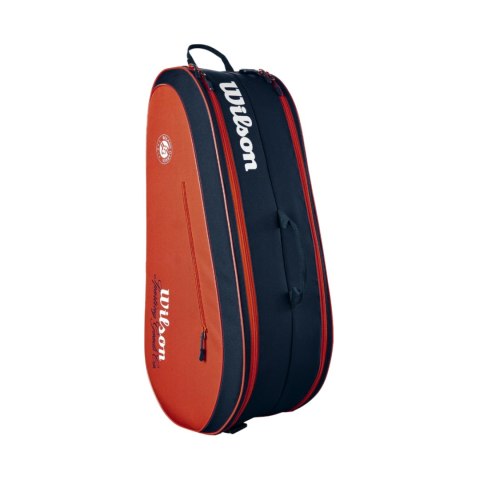 Torba tenisowa Wilson Roland Garros 2026 Team 6PK pomarańczowo-granatowa WR8053301001 Wilson