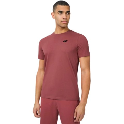 Koszulka męska 4F M4480 zielona, brązowa, bordowa 4FWSS26TTSHM4480 90S 5XL 4F