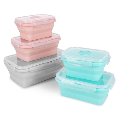 NC4105 POJEMNIK/LUNCH BOX SKŁADANY SZARY 1200ML NILS CAMP NILS CAMP