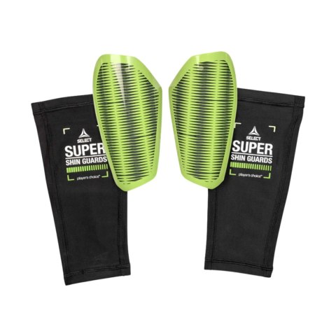 Ochraniacze piłkarskie Select Super v25 zielono-czarne 18876 850025 L Select