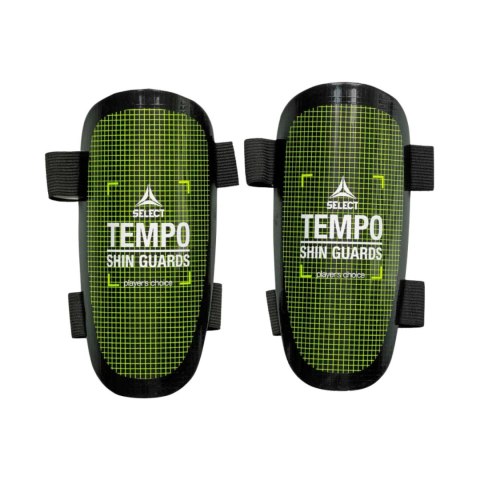 Ochraniacze piłkarskie Select Tempo v25 czarno-zielone 18873 850024 M Select
