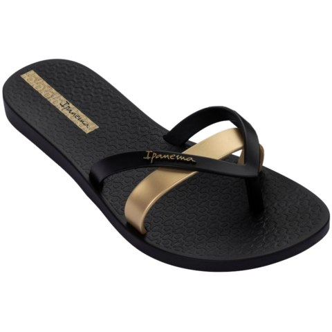 Klapki damskie Ipanema Kirei Fem czarno-złote 81805-AT156 38 Ipanema