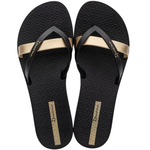 Klapki damskie Ipanema Kirei Fem czarno-złote 81805-AT156 38 Ipanema