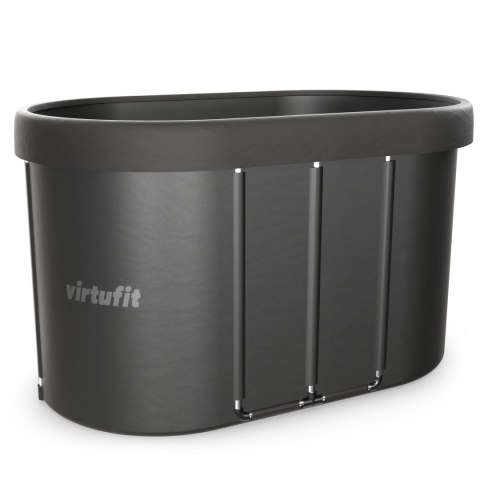 VIRTUFIT WANNA LODOWA OWALNA 500 LITRÓW ANTRACYT Z AKCESORIAMI VirtuFit