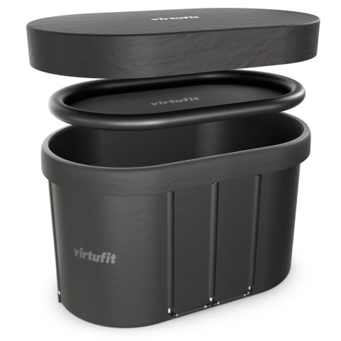 VIRTUFIT WANNA LODOWA OWALNA 500 LITRÓW ANTRACYT Z AKCESORIAMI VirtuFit