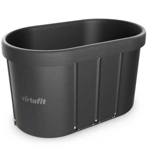 VIRTUFIT WANNA LODOWA OWALNA 500 LITRÓW ANTRACYT Z AKCESORIAMI VirtuFit