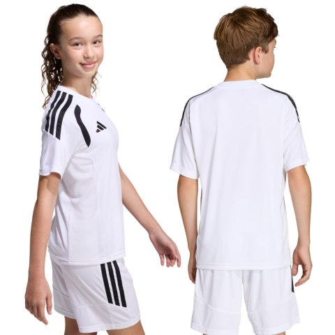 Koszulka dla dzieci adidas Tiro 26 League Jersey biała KB1312 116cm Adidas teamwear