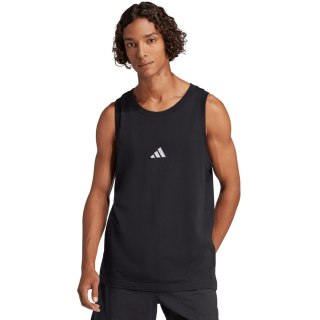 Koszulka męska adidas Essentials Small Logo Tank czarna JE8986 L Adidas