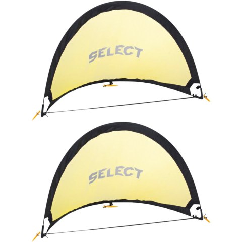 Bramka do piłki nożnej Select Pop Up 2 szt.110x80 cm żółto-czarna 800039 Select