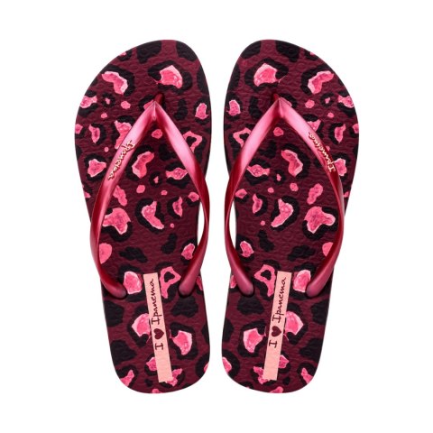 Klapki damskie Ipanema Animal Print różowe 83846-BP657 37 Ipanema