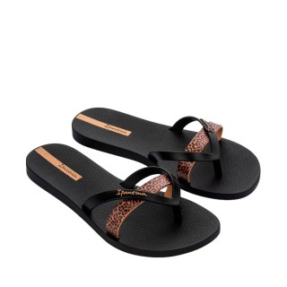 Klapki damskie Ipanema Kirei Chic czarno-beżowe 83673-BN982 37 Ipanema