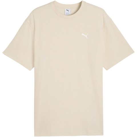 Koszulka męska Puma ESS Elevated Relaxed Tee beżowa 692018 87 L Puma