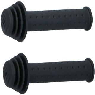 CHWYTY RĄCZKI GRIPY DO KIEROWNICY 115MM CZARNE DUNLOP