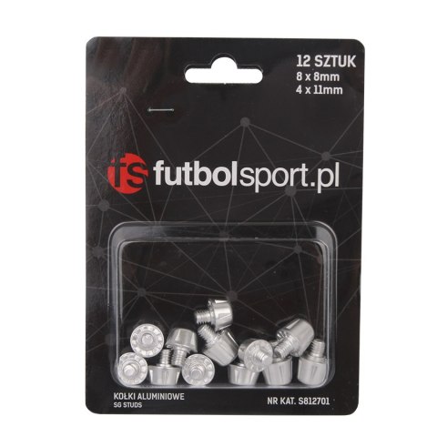 Kołki futbolsport aluminiowe 8x8mm + 4x11mm Futbolsport