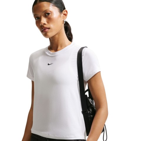 Koszulka damska Nike Sportswear Chill Knit biała FV5508 100 M Nike