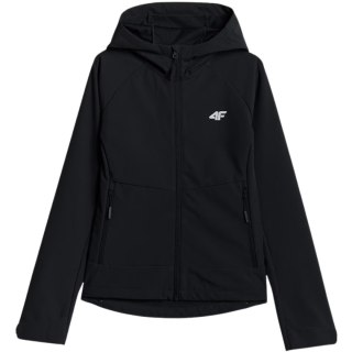 Kurtka damska softshell 4F F546 głęboka czerń 4FWSS26TSOFF546 20S XL 4F