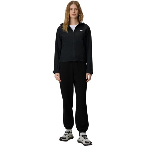 Kurtka damska softshell 4F F546 głęboka czerń 4FWSS26TSOFF546 20S XL 4F