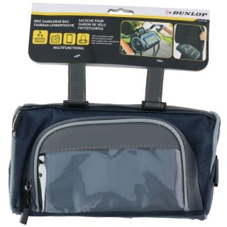 SAKWA TORBA ROWEROWA 2W1 NA KIEROWNICĘ DUNLOP - NAVY
