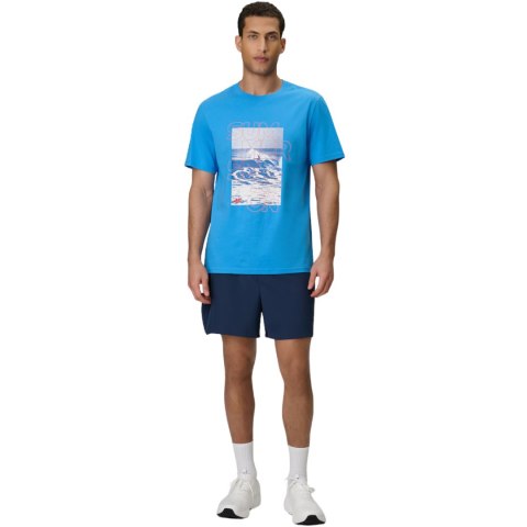 Koszulka męska 4F M2783 niebieska 4FWSS26TTSHM2783 33S XL 4F