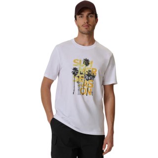 Koszulka męska 4F M2784 biała 4FWSS26TTSHM2784 10S 2XL 4F