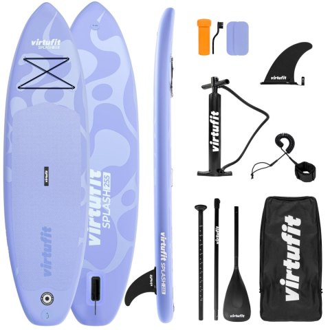 VIRTUFIT DESKA SUP SPLASH 255 Z AKCESORIAMI FLOW PURPLE VirtuFit