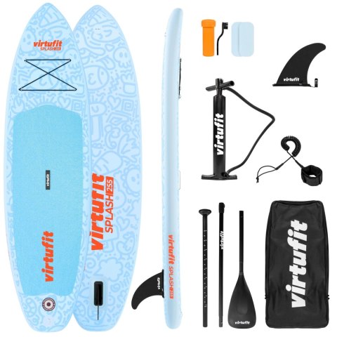VIRTUFIT DESKA SUP SPLASH 255 Z AKCESORIAMI LIGHT BLUE VirtuFit