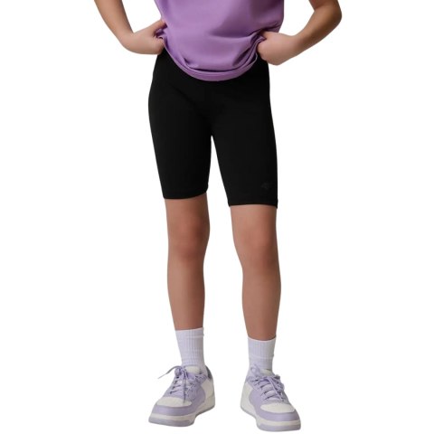 Spodenki dla dziewczynki 4F CAS F028 głęboka czerń 4FJWSS26TSTIF028 20S 164cm 4F