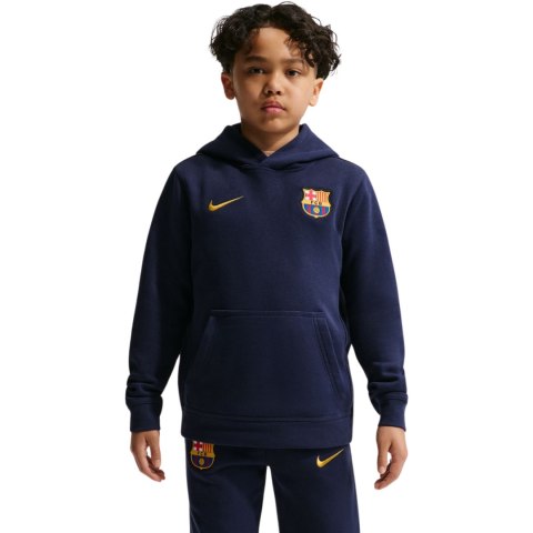 Bluza dla dzieci Nike FC Barcelona Club granatowa II3718 498 M Nike