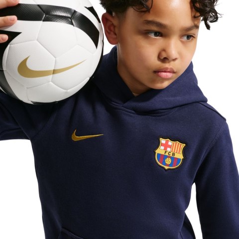 Bluza dla dzieci Nike FC Barcelona Club granatowa II3718 498 S Nike