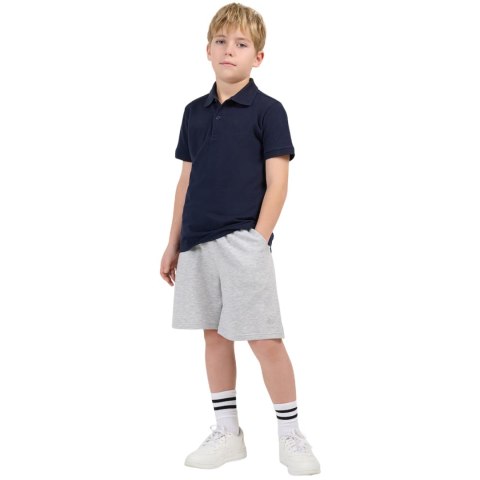Spodenki dla chłopca 4F CAS M629 szary melanż 4FJWMM00TSHOM629 25M 134cm 4F
