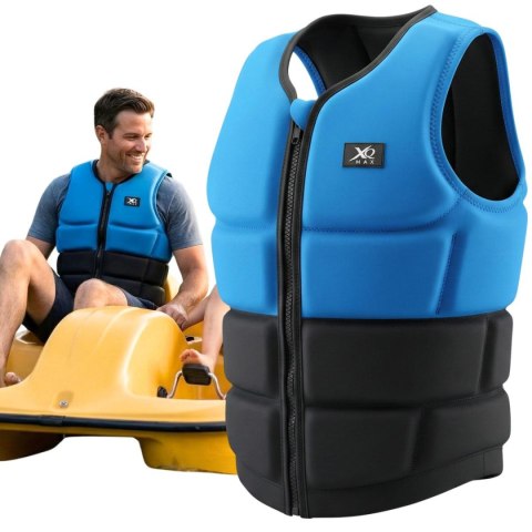 KAMIZELKA NEOPRENOWA ASEKURACYJNA SUP XQMAX R.XL BLUE/ BLACK