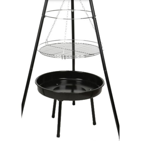 GRILL OGRODOWY WISZĄCY NA TRÓJNOGU 52CM