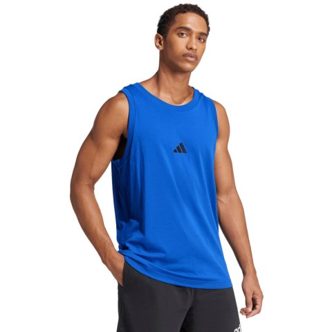 Koszulka męska adidas Essentials Small Logo Tank niebieska JE8978 4XL Adidas