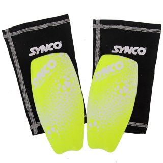 Nagolenniki piłkarski SYNCO ze skarpetą żółty M Sportech