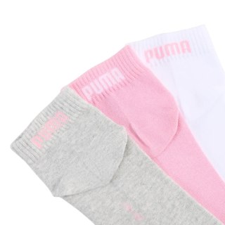 Skarpety Puma Quarter Plain 3pak różowe, białe, szare 938589 11 39-42 Puma