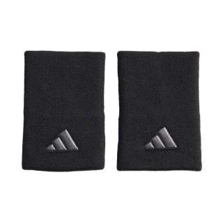 Frotki na rękę adidas Tennis Wristband Large 2 szt. czarne IA7544 Dorośli M/L Adidas