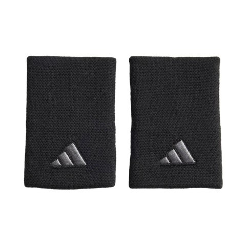 Frotki na rękę adidas Tennis Wristband Large 2 szt. czarne IA7544 Dorośli M/L Adidas