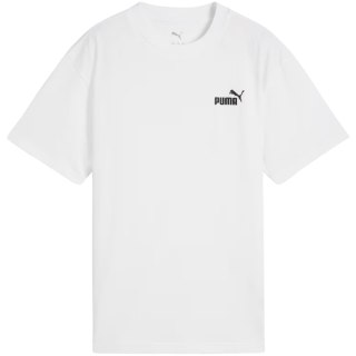 Koszulka dla dzieci Puma ESS Small No.1 Logo Relaxed Tee biała 684920 02 128cm Puma
